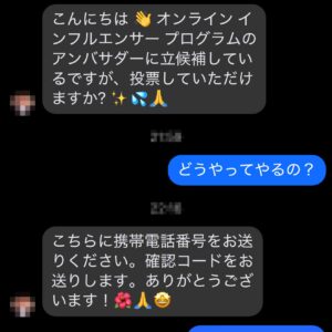 フィッシングメール情報・実例「コードが届くから教えて」は詐欺！