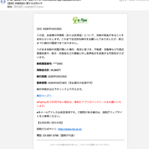 フィッシングメール情報「downunder.co.jp アカウントのパスワードについての重要な情報」